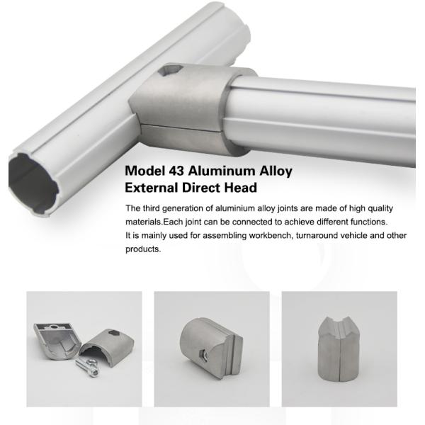 Quality Certified Fastener Karakuri Pipe Rack D28 Aluminum Tube Profile Connecting Accessory