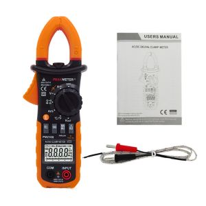 AC/DC Digital CLamp Meter With Ammeter , Voltmeter ,Double Mold，Back Light，LCD