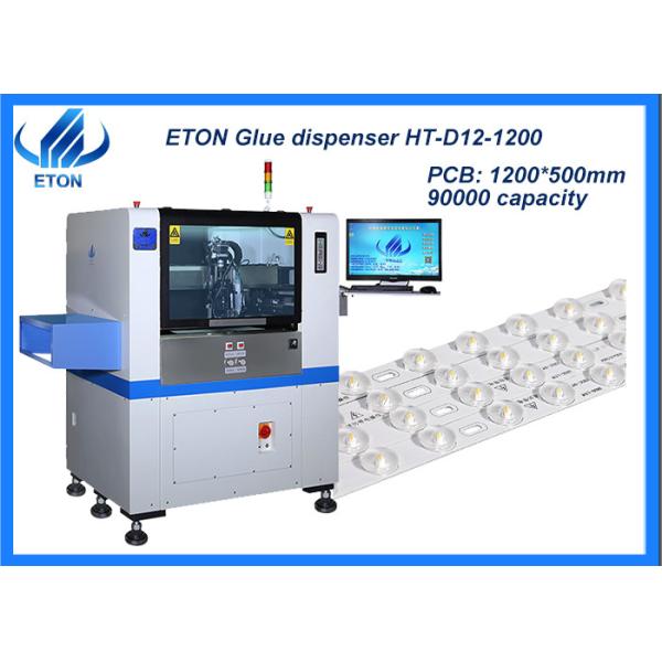 Buy SMT 90000 capacity LED products 1200*500mm PCB glue dispenser machine at wholesale prices