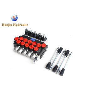 Stump Grinder Hydraulic Monoblock Control Valve 5 Spool 40 Liters
