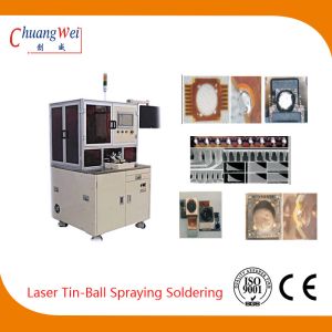 High Precision Laser Tin Ball Spraying Soldering Machine 50w - 200w