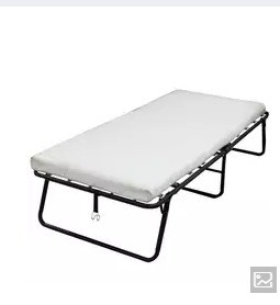 Foldable Style Soft Bed Small Double Space-Saving Guest Bunk Bed with Sprung