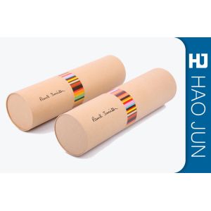 Packaging Cardboard Cylinder Tubes For Pens , Matt Lamination Surface