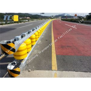 China Multifunctional Highway Roller Barrier , Anti Impact Steel Traffic Barriers on sale