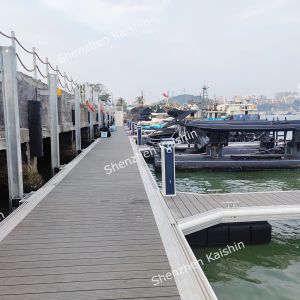 Customized Aluminum Alloy Marine Finger Docks Floating Pontoon With LLDPE