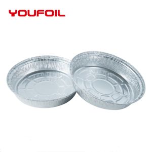 Environmental Friendly Disposable Aluminum Foil Pan 9inch Recyclable Healthy Safe