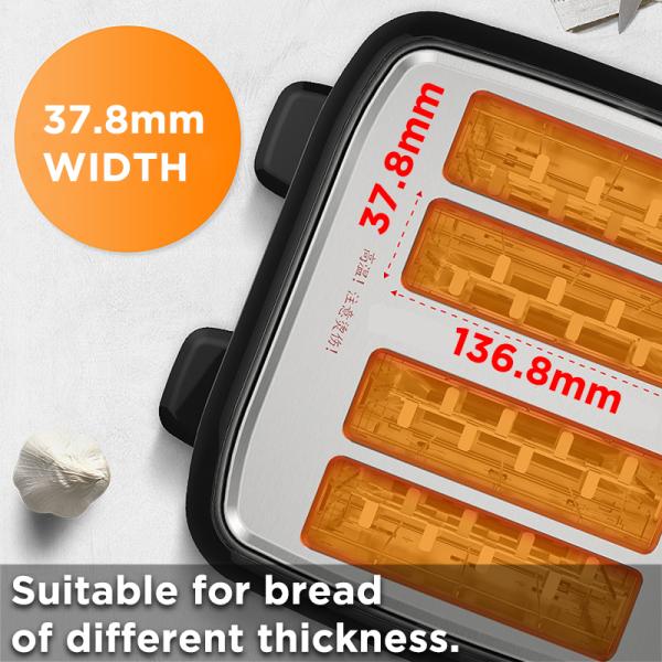 Household Automatic Baking Breakfast Machine Toast Sandwich Grill 4 Slice Pancake Stainless Steel Electric