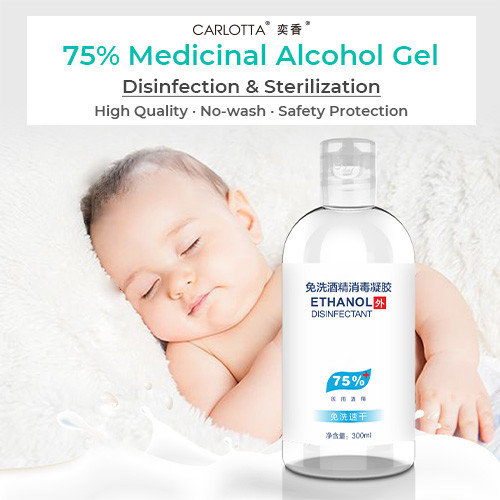 Hand Sanitizer Medicinal Alcohol 75% Gel Disinfection With Against Germs