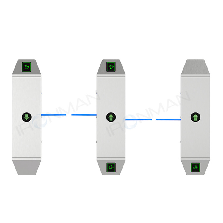 304 Stainless Steel Material Automatic Flap Barrier Turnstile with Customized