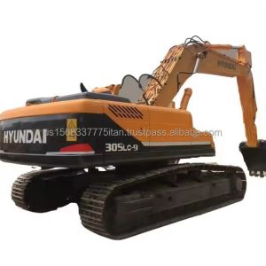 Quality 30 Ton Used Hyundai 305LC-9T Model Crawler Excavator from Korea Original Hydraulic Pump for sale