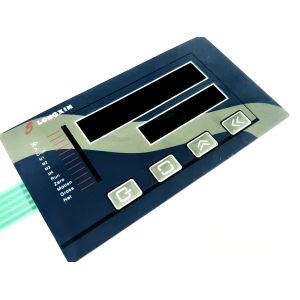 Back Tinted LCD Window Polyester Membrane Keypad Switch With Adhesive Layer