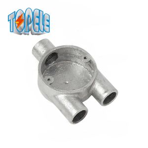 China Malleable Iron Electrical Junction Box Galvanized 20mm 25mm on sale