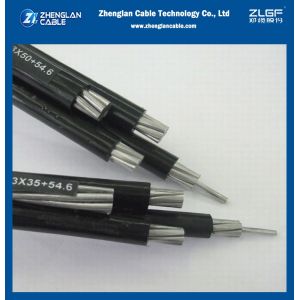 NFC 33-209 Aerial Bundle Conductor ABC Cable 3x35mm2+54.6