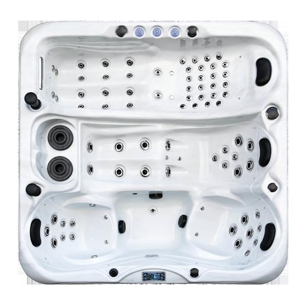 Buy Luxury Garden Hot Tubs For 4 People Adult Acrylic Spas Bathtub Whirlpool With Massage Function For Outdoor at wholesale prices