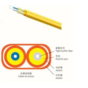 LSZH Inner Sheath Material Indoor Fiber Optic Cable for Speed Data Transfer in 1