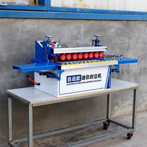 High Productivity Portable Edge Banding Machine with Auto Gluing and Trimming
