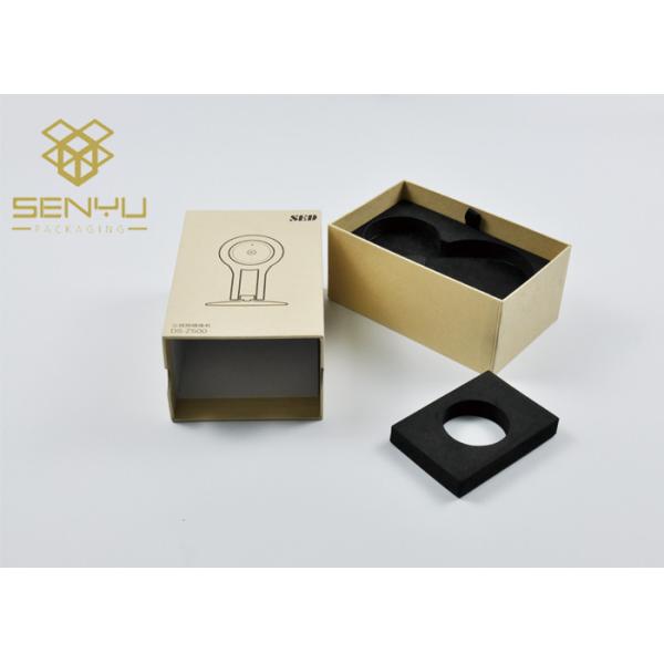 Buy 1200g Cardboard 150g Kraft Paper Packaging Drawer Box with EVA CMYK Printing at wholesale prices