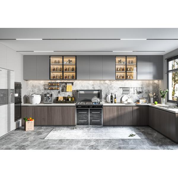 Buy Custom Modern Kitchen Cabinet Modular Design for Residences at wholesale prices