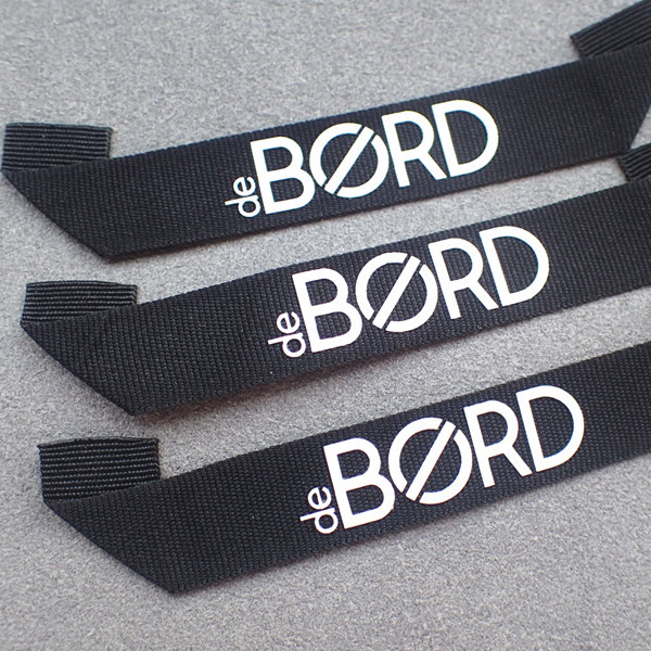 Buy Miter Fold 3D Rubber Silicone Screen Printing Clothing Labels at wholesale prices