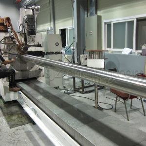 Rotary Profile Wire Screen Welded Wire Mesh Machine With E60 CNC Control System