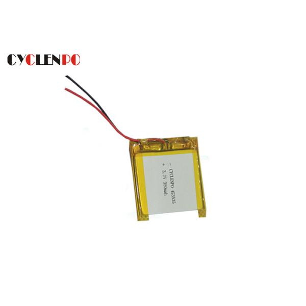 PL453535 Ultrathin Lithium Ion Polymer Battery 350mah Long Cycle Life 500 Times