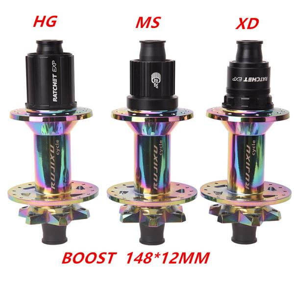 MTB 26" Mountain Bike Wheelset 12 Speed 34mm Rim Thru Axle Wheelset 24H/24H