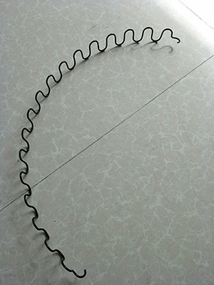 Anti Rust Metal Wire Upholstery Zig Zag Sofa Springs , Furniture Coil Springs