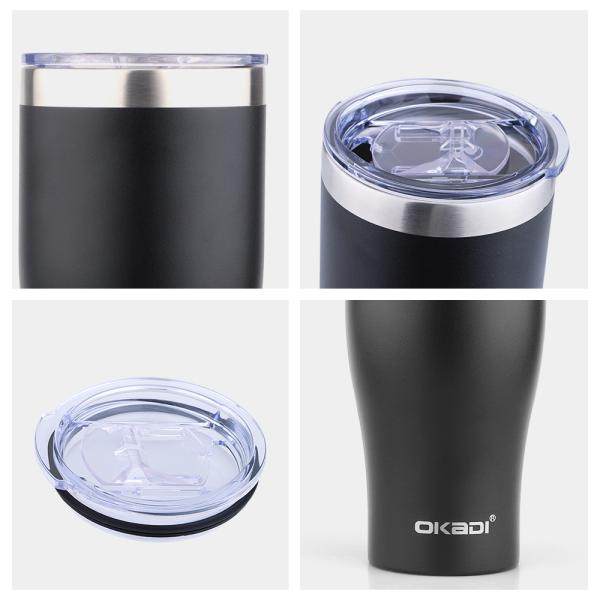 Wholesale 20 oz 30 OZ Private Label Stainless Steel Insulated Double Wall Coffee Tumbler Cups Mugs With Lid