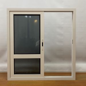 Custom Powder Coated Aluminum Sliding Window with Double Glaze