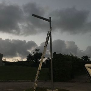 Pure White 6500K 30W 3000lm Outdoor LED Street Lights