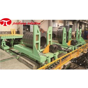 China Stretch Wrapping Steel Coil Packing Machine 610mm Coil ID With Turnstile on sale