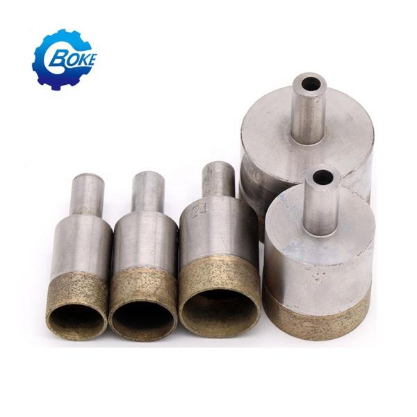 15pcs Diamond Hole Saw Drill Bit Set Glass Ceramic Tile Machining Cutting Tool 3-42mm