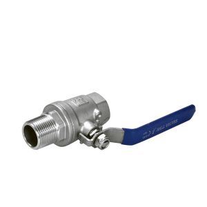ISO 9001 Standard 304/316 Stainless Steel 2PC Ball Valve with Female and Male
