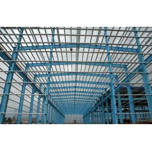 Prefab Steel Structure Workshop with Overhead Crane