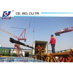 HYCM Stationary 6ton 50m Boom Hammerhead Tower Crane QTZ60(5012) for High Rise