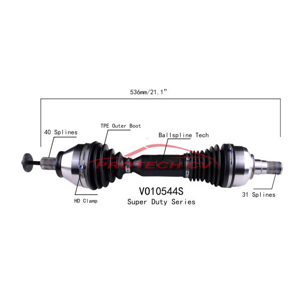 Buy VO10544S  Volvo 60 CV Drive Shaft Volvo Xc70 Drive Shaft at wholesale prices