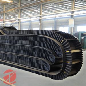 Strong Adhesion Rubber Multi Ply Textile Corrugated Sidewall Conveyor Belt