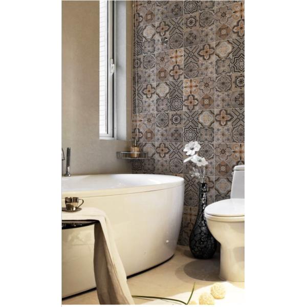 Buy Building Floral Pattern 300 X 300mm Bathroom Ceramic Tile at wholesale prices