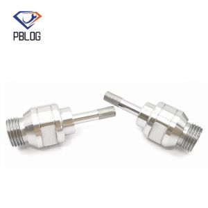 Manufacture glass hole saw Threaded Solid Sintered Diamond Bits