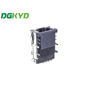 Metal Shielded Extra Low Profile SMT Cat5 Rj45 Modular Jack DIP Mount