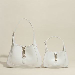 Black Underarm Handbags For Women Genuine Leather Small Bags