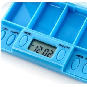 Best selling medical timer weekly medication box dispenser electronic pill