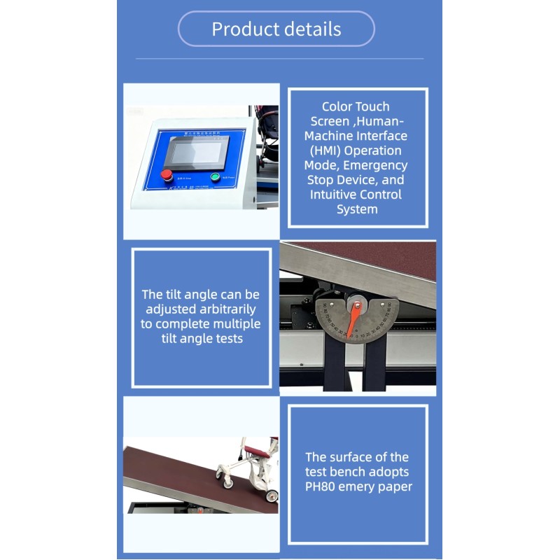 Children's Stroller Stability Testing Equipment Baby Stroller Stability and Durability Testing Machine
