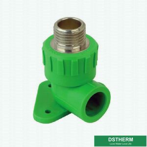 Quality Green Wall Plated Male Threaded Elbow Ppr Pipe Fittings for sale