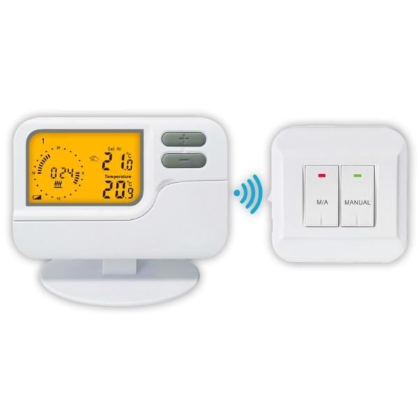 Buy Riseem Wireless 7 Day Programmable Temperature Control Digital Heating Room Thermostat at wholesale prices