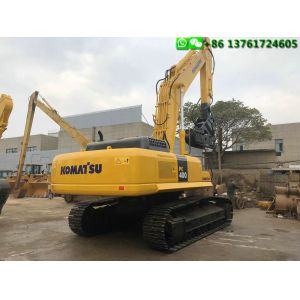 PC400 Mining Used Komatsu Excavator 40T With Jack Hammer