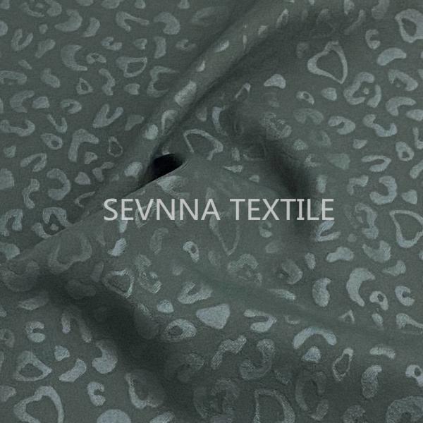 Buy Embossed Print Recycled Swimwear Fabric Sweat Absorbing Bikini Style at wholesale prices