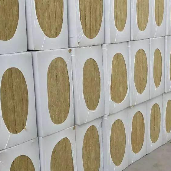 Buy Rigid Rock Wool Boards Fireproof Protecting Pipes / Cables at wholesale prices