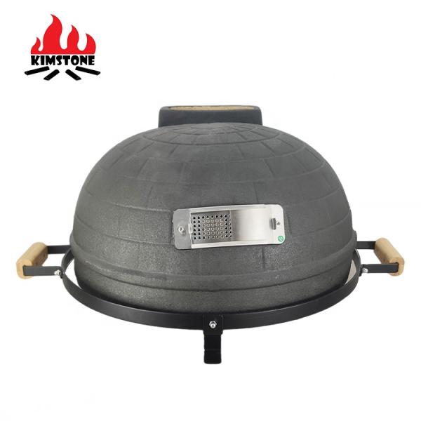 KIMSTONE 21 Inch Mini Outdoor Garden Portable China Wooden Burning Charcoal Pizzaofen Brick Pizza Oven Wood Fired Grill for Sale