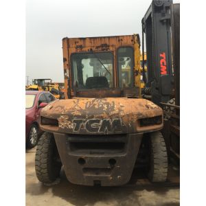 used tcm fd60 forklift with cabin made in japan